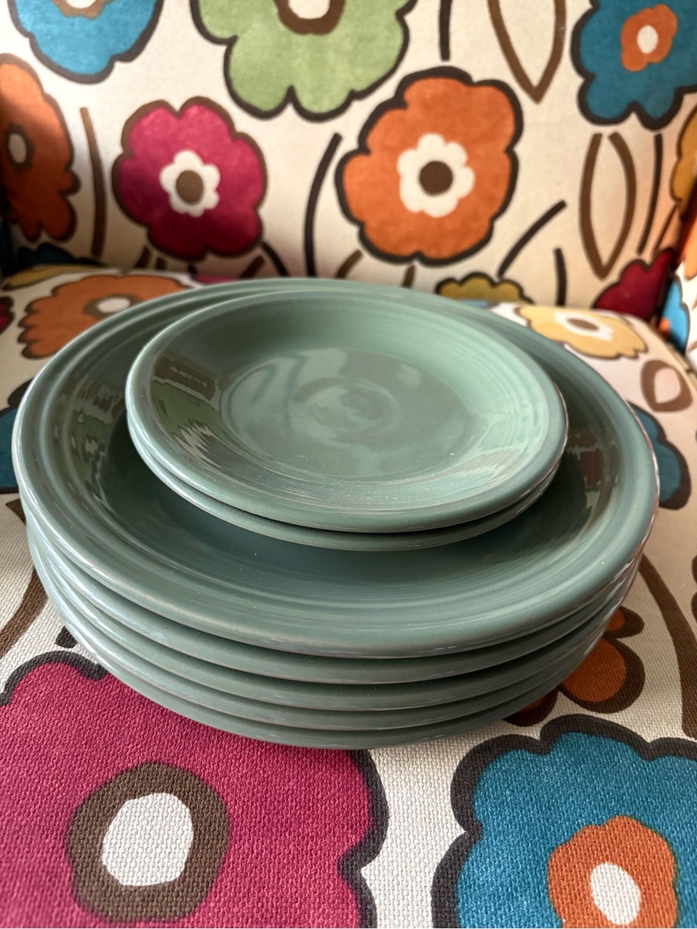 Sage Fiesta Plate Set